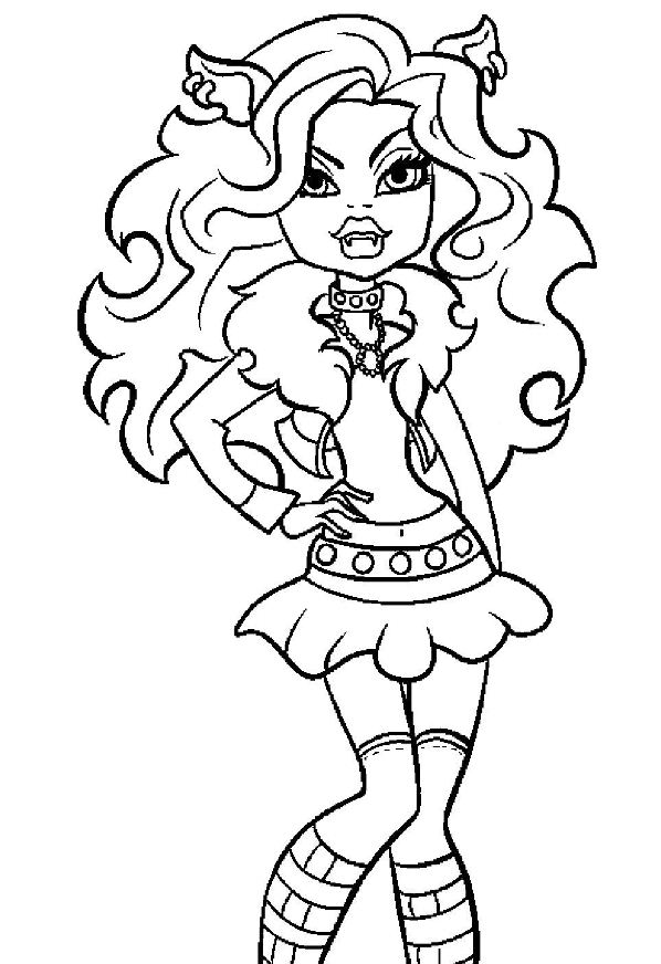 598x872 Kids N 32 Coloring Pages Of Monster High