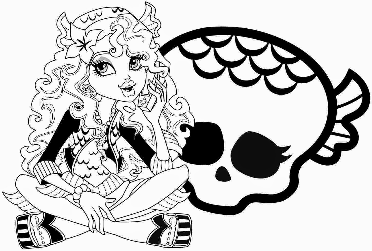 1450x982 Monster High Coloring Pages Pdf 8
