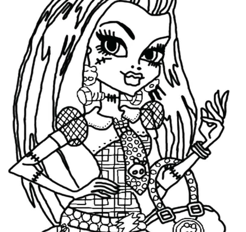 814x768 Monster High Colouring Pages Pdf Kids Coloring Monster High