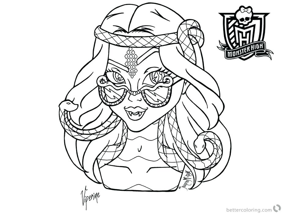 922x700 Monster High Coloring Page