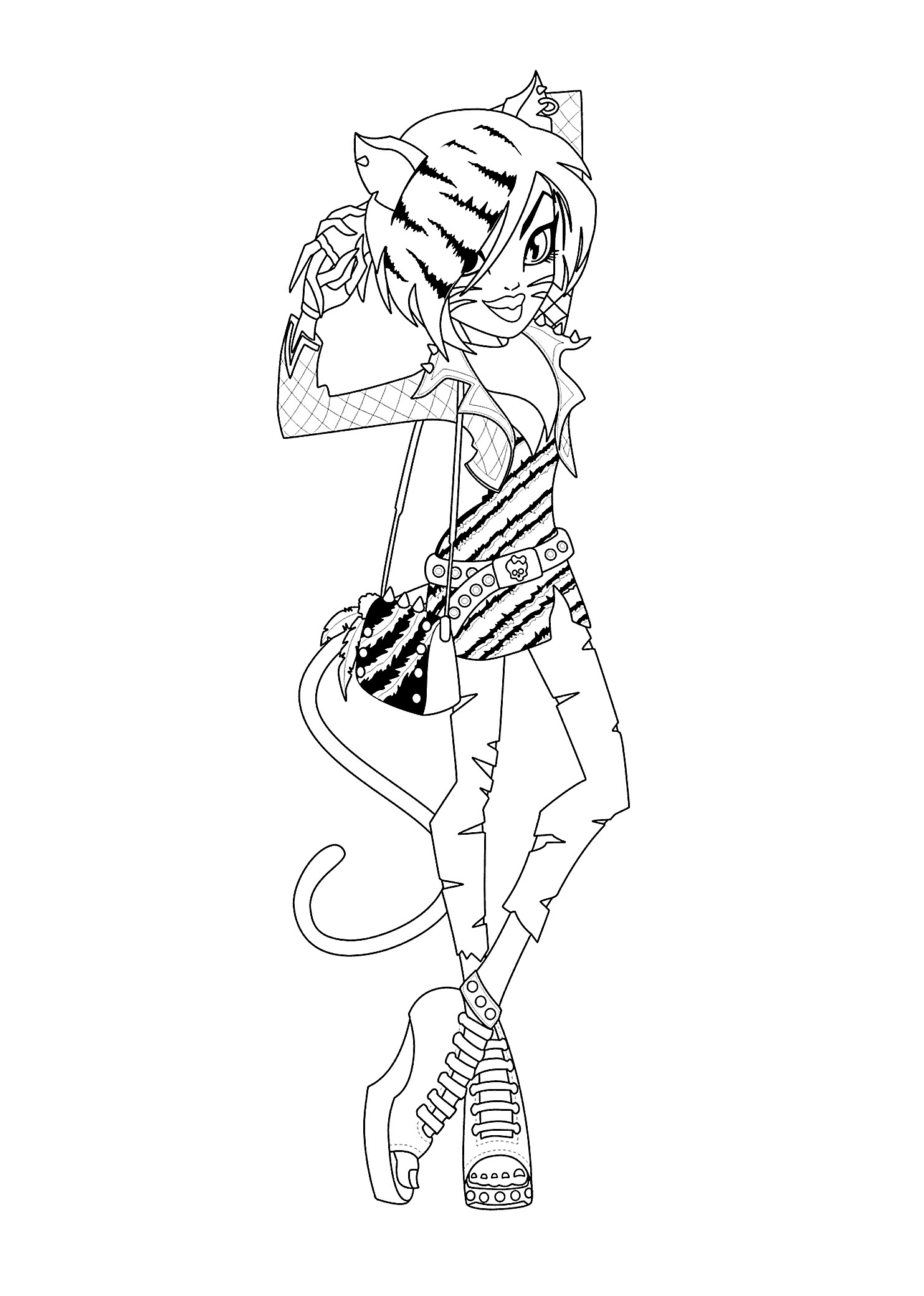 Monster High Coloring Pages All Characters Printable 1483x2079 Monster High Coloring Pages All Characters Printable