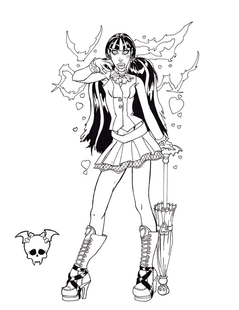Monster High Coloring Pages That You Can Print Gallery 791x1024 Monster High Coloring Pages That You Can Print Gallery