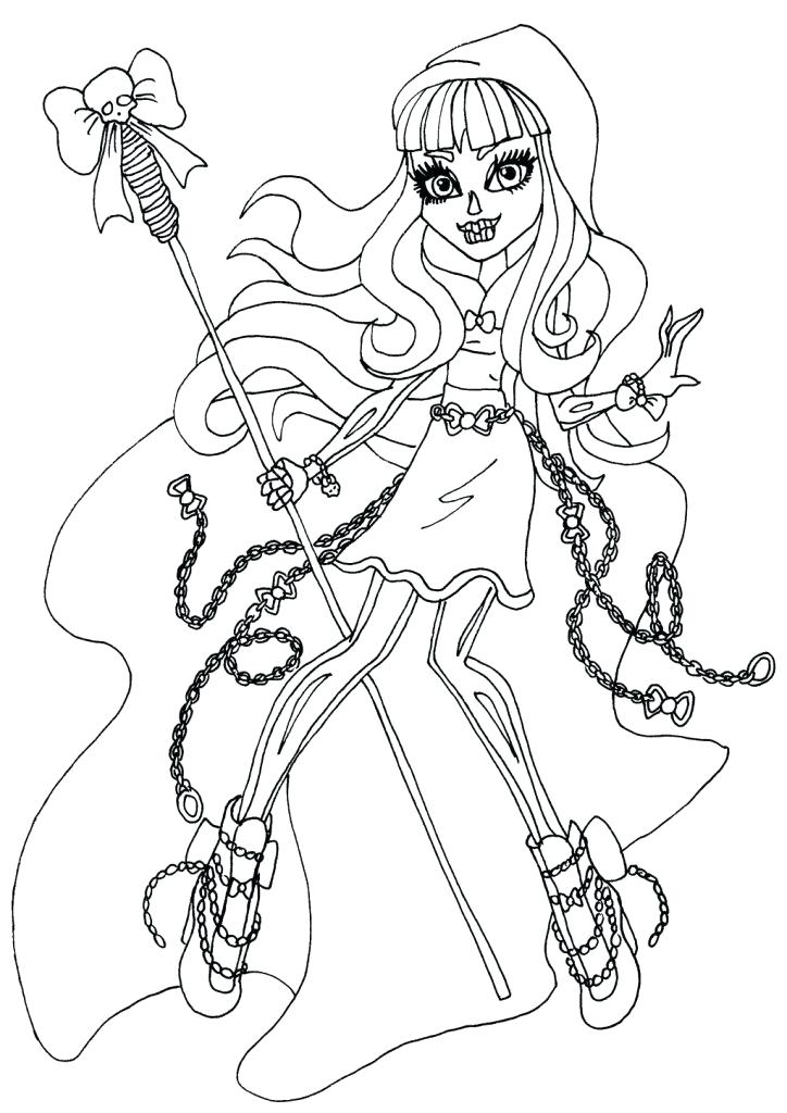 Monster High Doll Free Coloring Pages Monster High Coloring Pages 724x1024 Monster High Doll Free Coloring Pages Monster High Coloring Pages