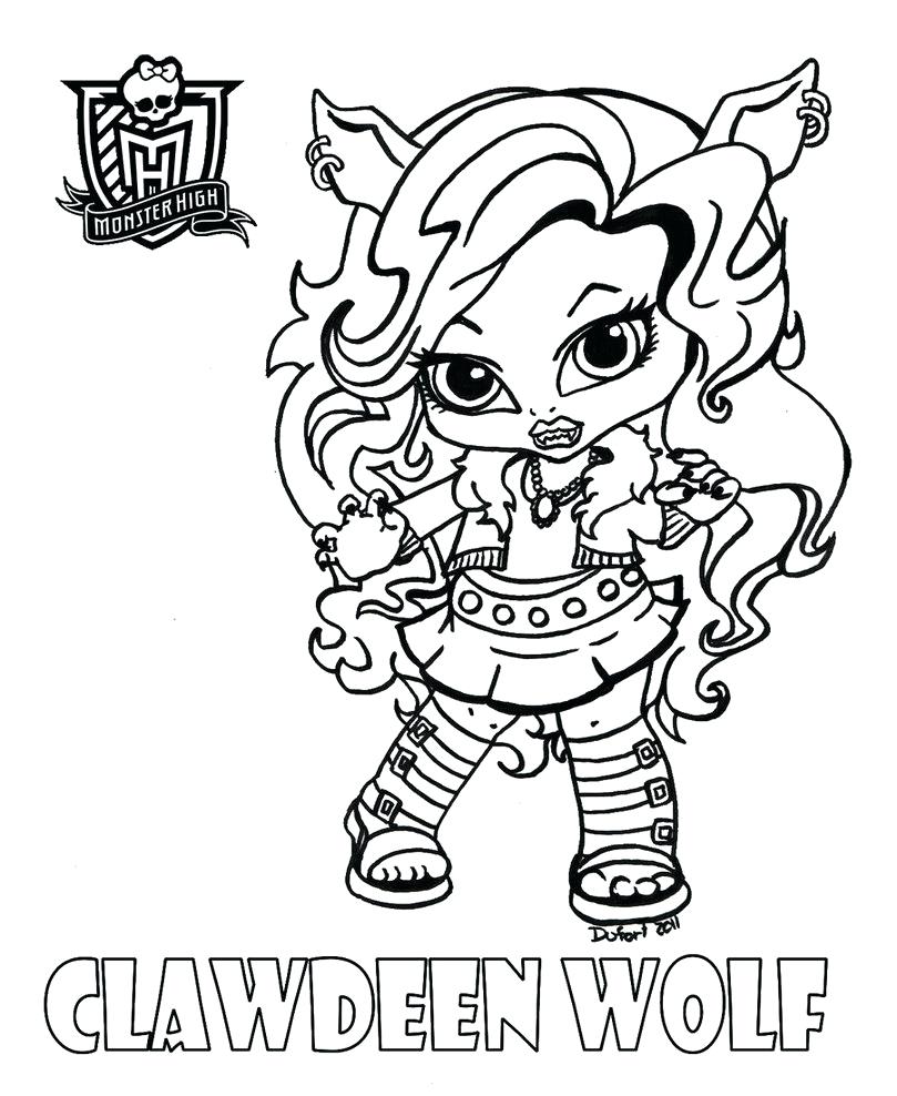 809x988 Coloring Pages ~ Monster High Coloring Pages Printable Print Full