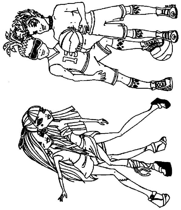 Kids N 32 Coloring Pages Of Monster High 596x691 Kids N 32 Coloring Pages Of Monster High