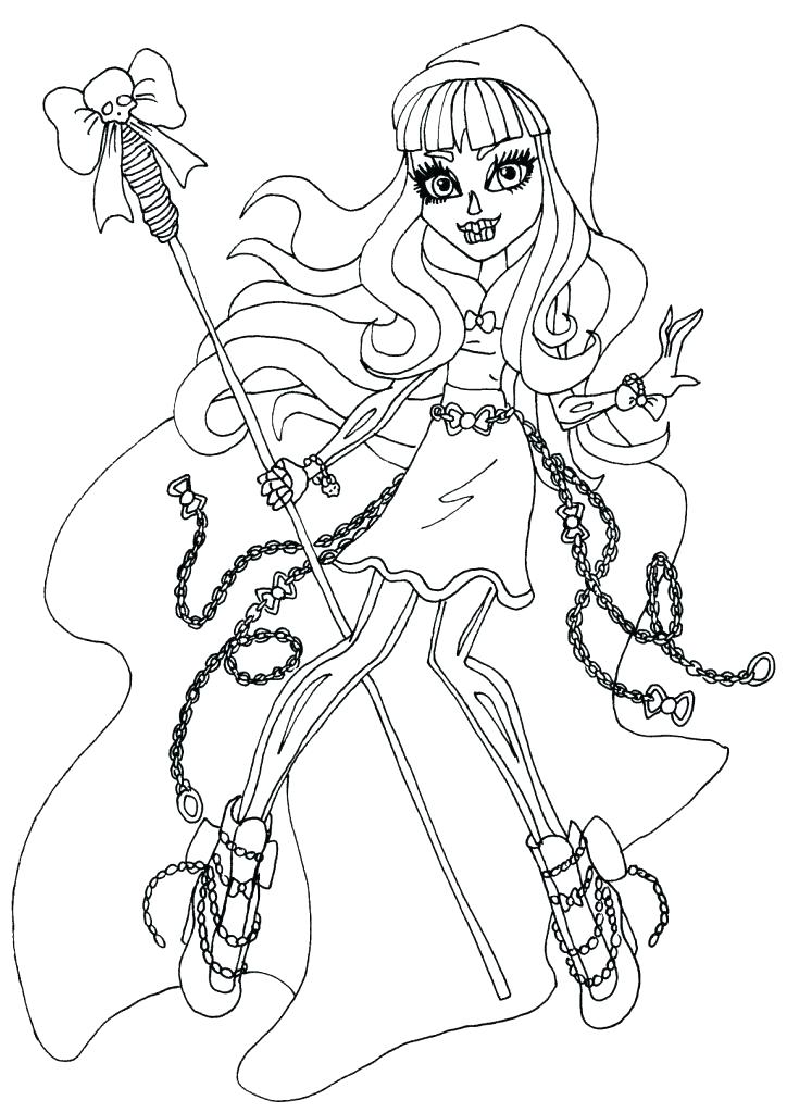 724x1024 Monster High Coloring Page Monster High Coloring Pages Printable