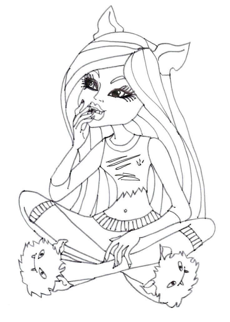 736x1029 Coloring Pages Of Monster High Coloring Pages Monster High Pin By