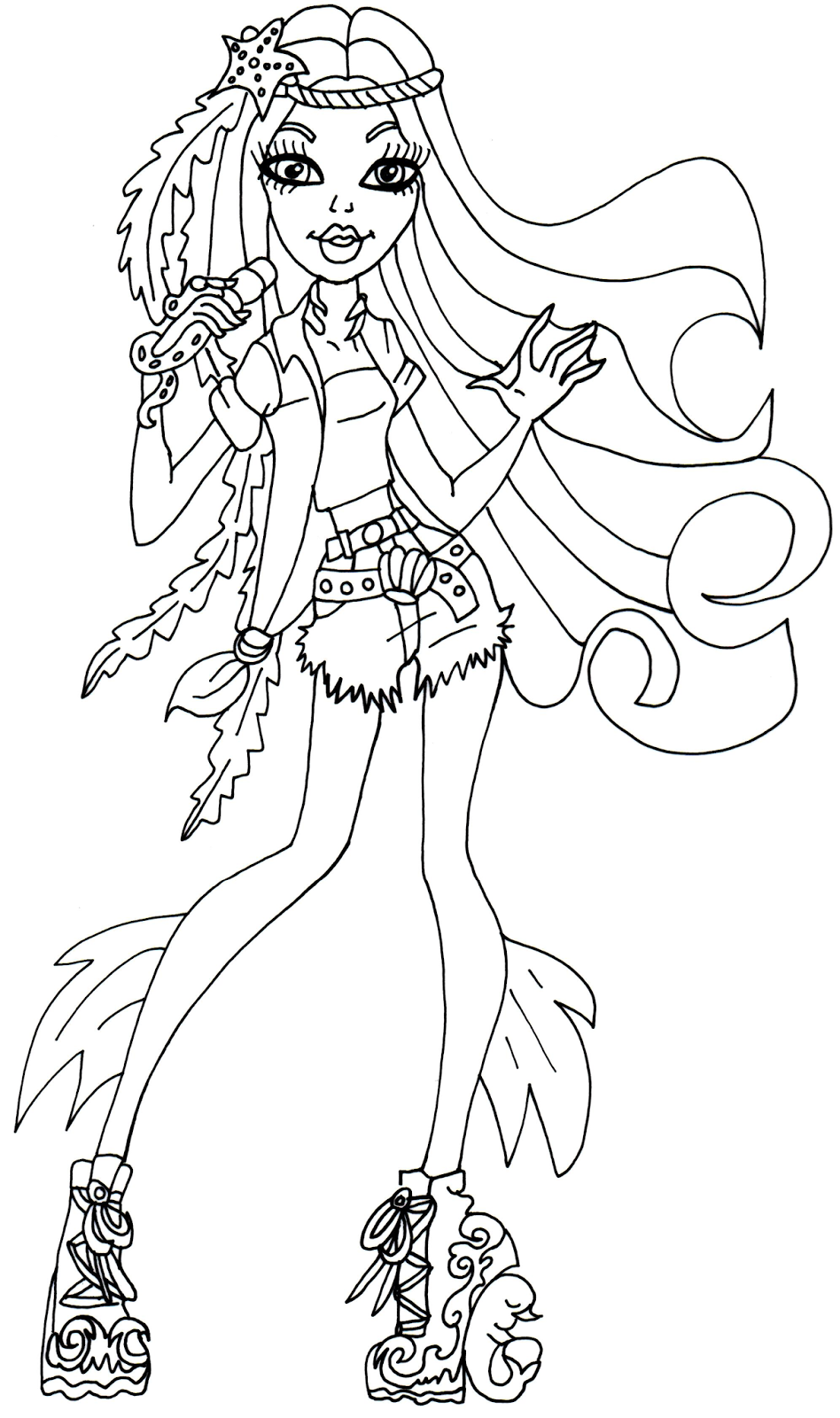 948x1600 Free Printable Monster High Coloring Pages Madison Fear Monster
