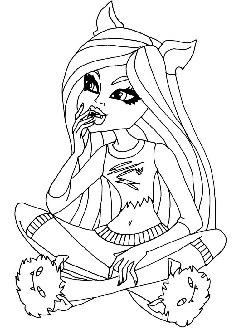 750x1064 Inspiring Monster High Coloring Page Coloring Pages Monster High