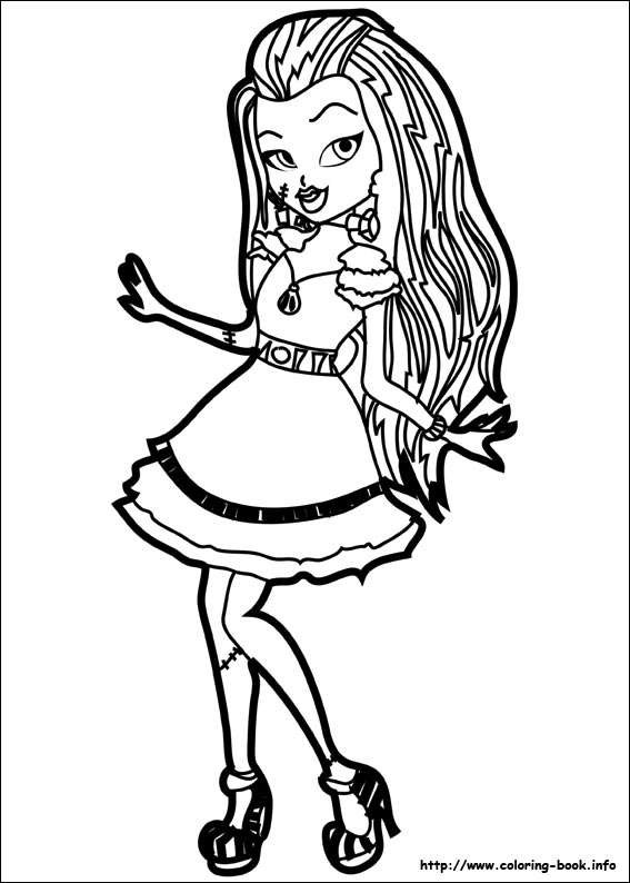 Monster High Coloring Pages On Coloring 567x794 Monster High Coloring Pages On Coloring