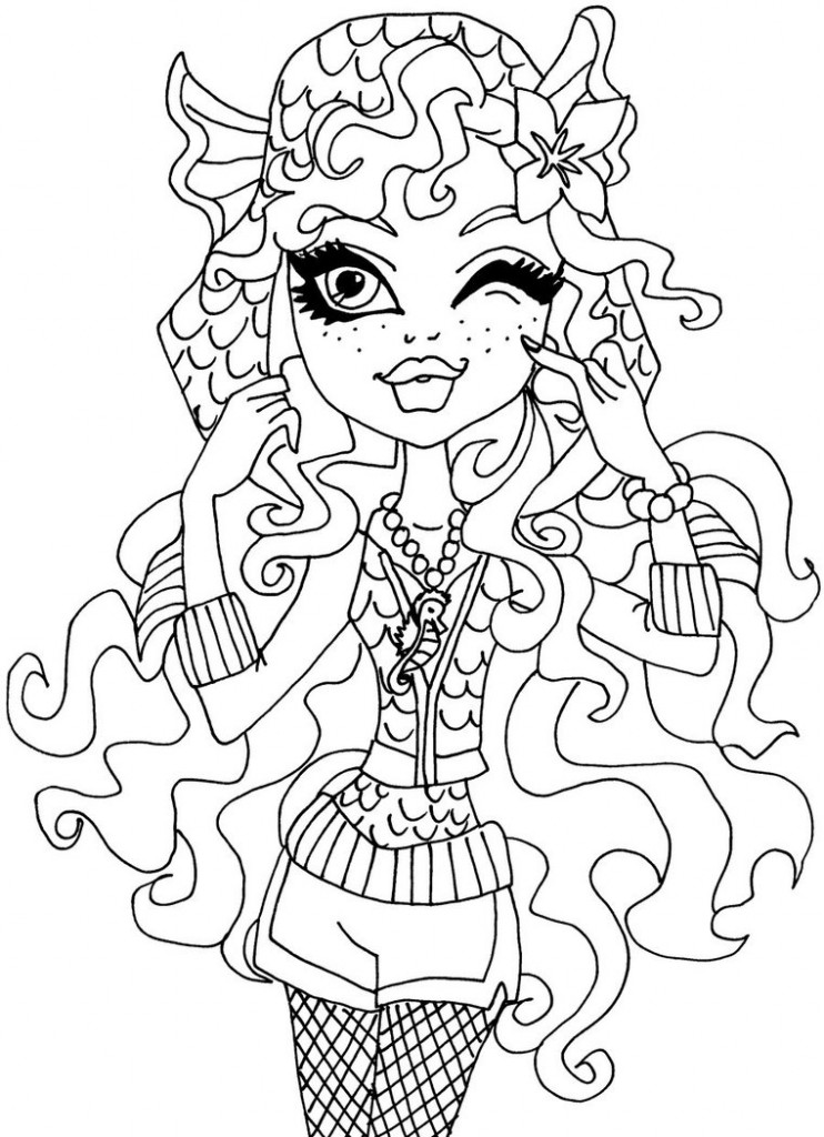 Free Printable Monster High Coloring Pages Coloring Pages 742x1024 Free Printable Monster High Coloring Pages Coloring Pages