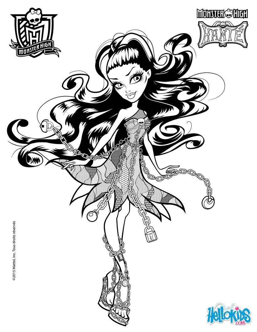 Monster High Coloring Pages 820x1060 Monster High Coloring Pages