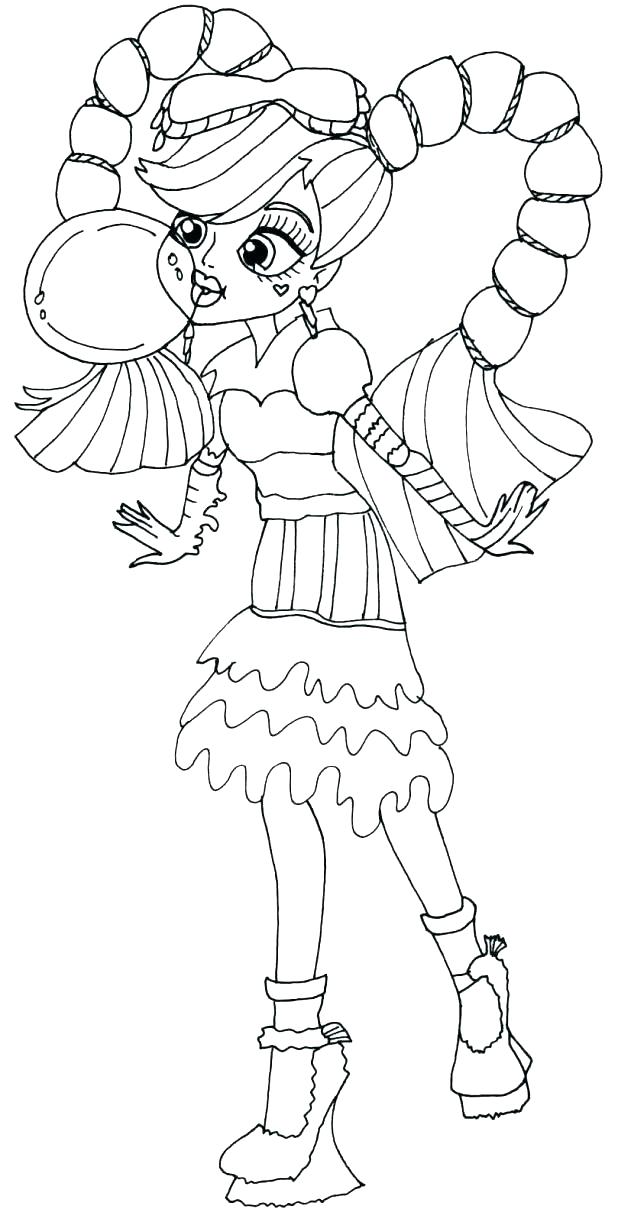 Free Monster High Coloring Pages Monster High Pets Coloring Pages 618x1222 Free Monster High Coloring Pages Monster High Pets Coloring Pages