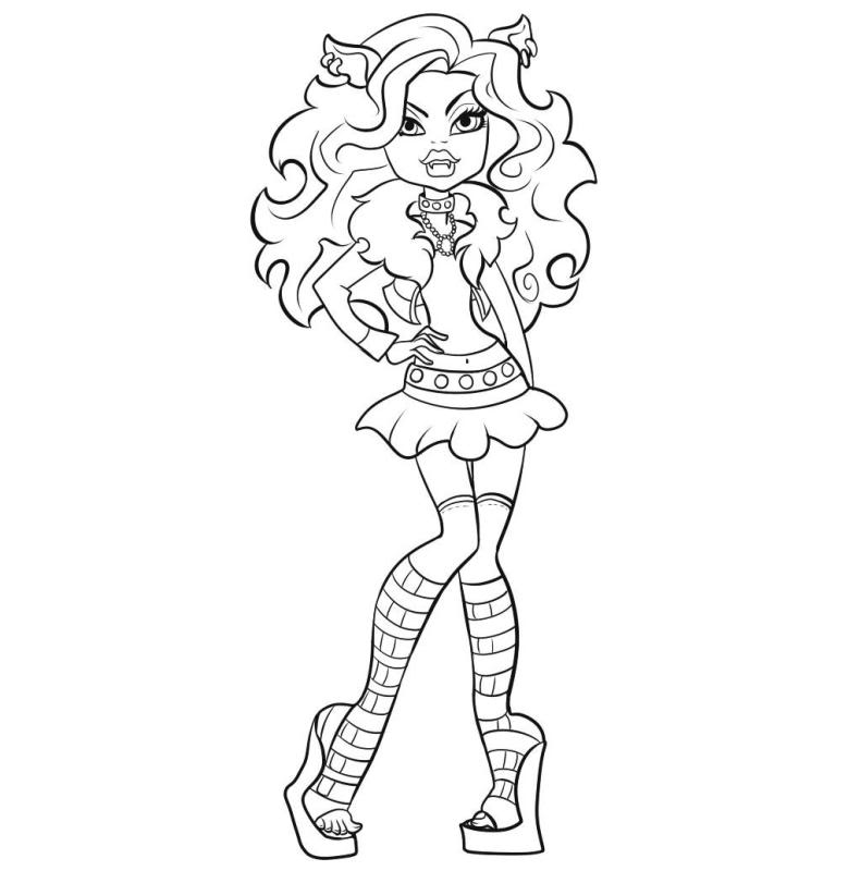779x800 Monster High Printable Coloring Sheets 23 Monster High Dolls