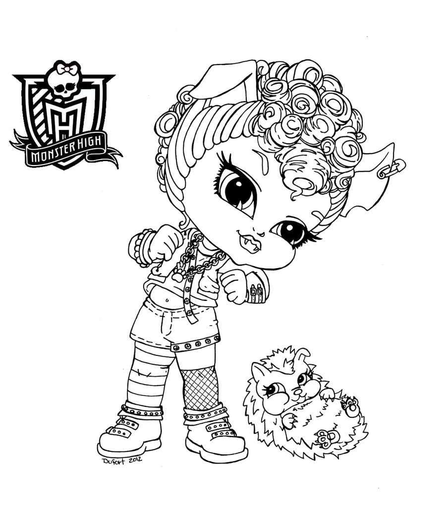 900x1023 Monster High Coloring Pages Baby Skelita Bigking Keywords And Pictures