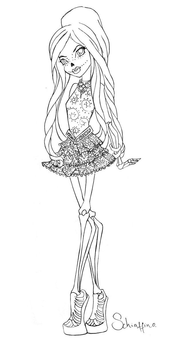669x1194 Monster High Coloring The Media Monster High