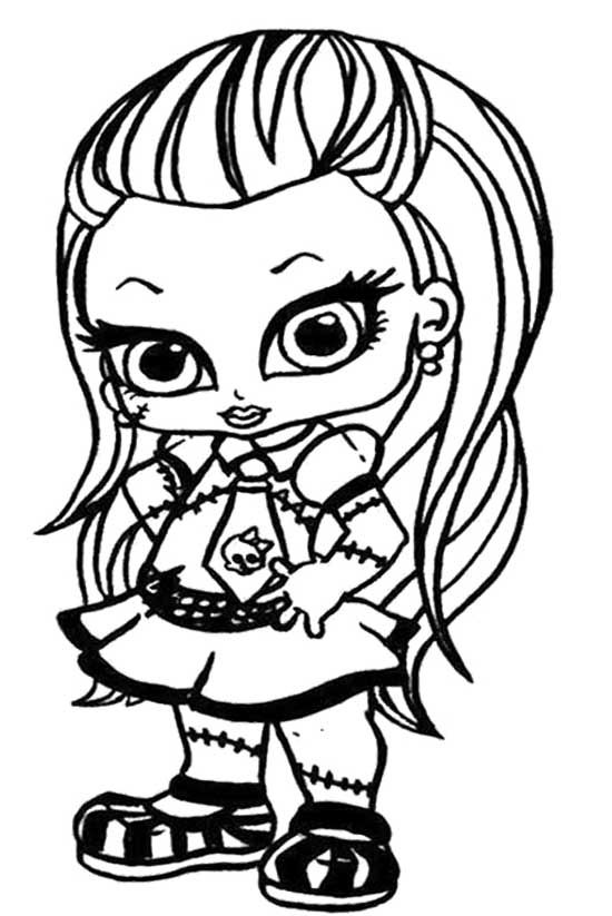 550x823 Coloring Pages Of Monster High