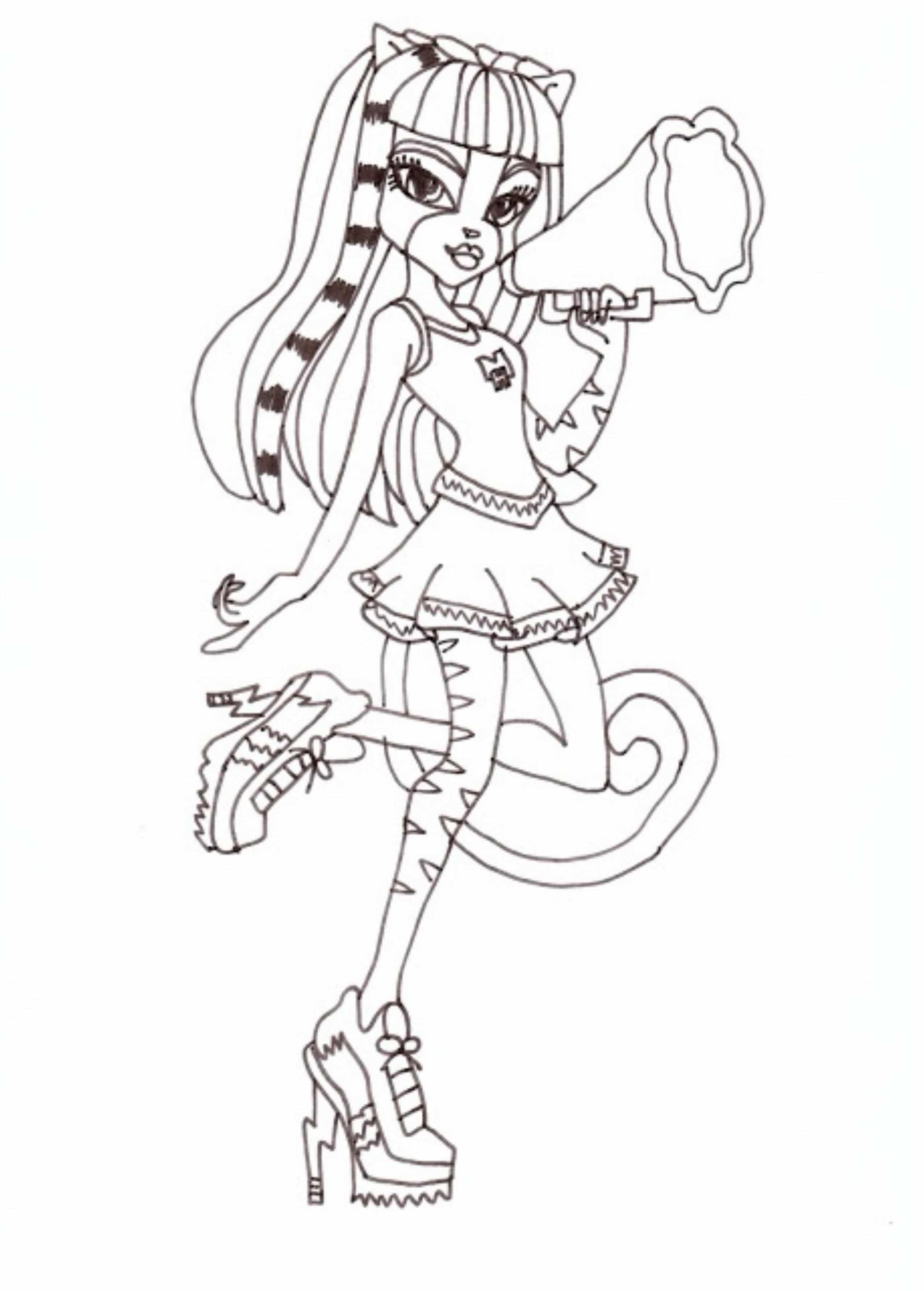 2551x3564 Monster High Venus Mcflytrap Printable Coloring Pages