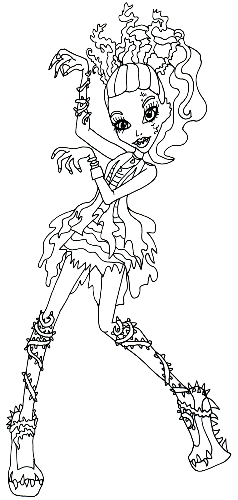 762x1600 Venus mcflytrap zombie shake dance monster high coloring page.png