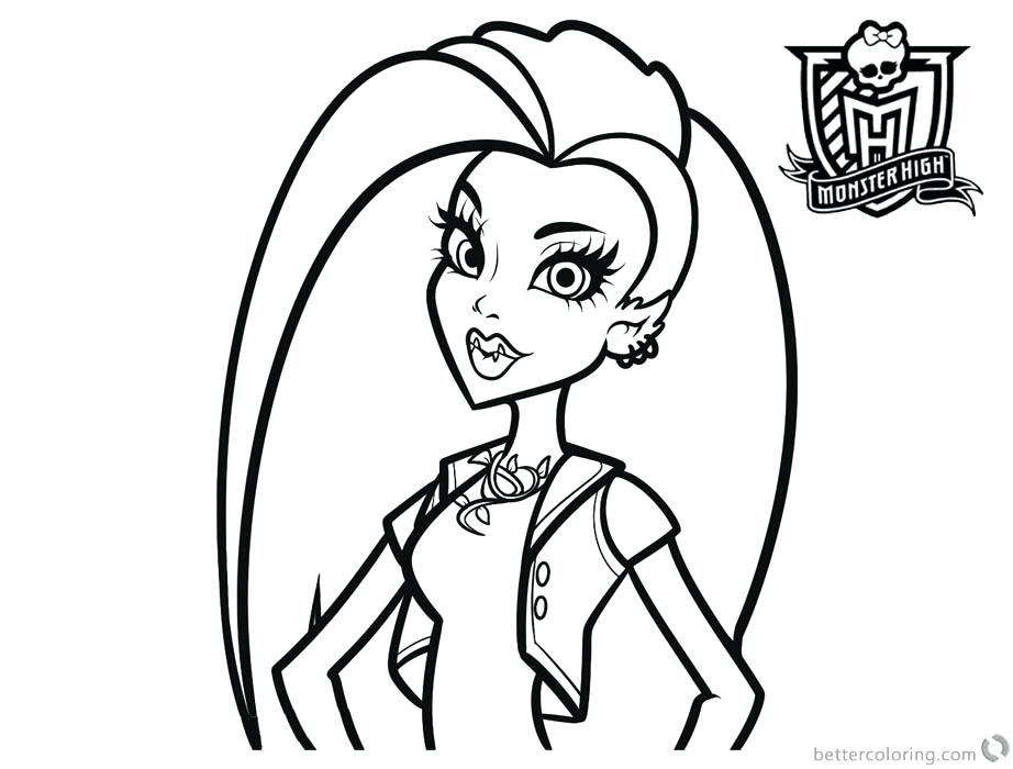 922x700 Lujo Coloring Pages Monster High Venus Adorno