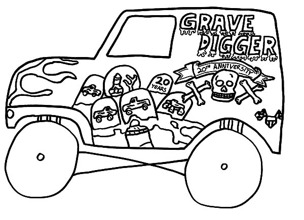 Kids Drawing Monster Jam Truck Coloring Pages Kids Drawing 600x436 Kids Drawing Monster Jam Truck Coloring Pages Kids Drawing
