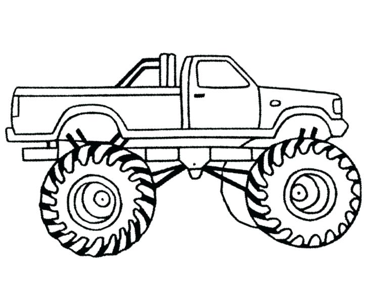 Monster Trucks Coloring Pages Monster Truck Coloring Pages 728x582 Monster Trucks Coloring Pages Monster Truck Coloring Pages