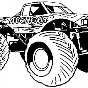 Monster Jam Grave Digger Coloring Pages at GetColorings.com | Free ...