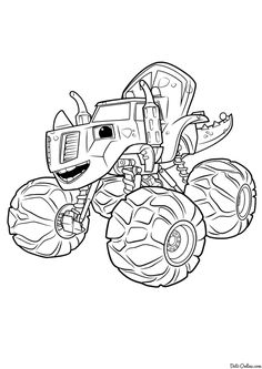Blaze And The Monster Machines Coloring Pages 4 Parker Is 3 236x333 Blaze And The Monster Machines Coloring Pages 4 Parker Is 3