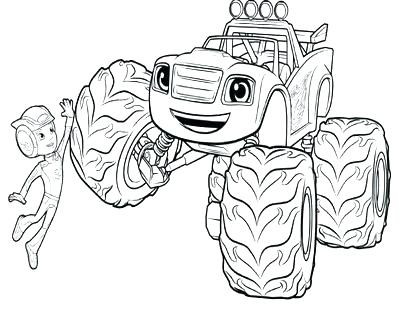 Blaze And The Monster Machine Coloring Pages Plus Blaze Monster 400x322 Blaze And The Monster Machine Coloring Pages Plus Blaze Monster