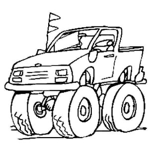 300x300 Monster Mutt Rottweiler Monster Truck Coloring Page Monster Mutt