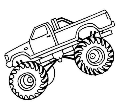 Monster Trucks Coloring Pages Monster Truck Coloring Pages Cartoon 483x438 Monster Trucks Coloring Pages Monster Truck Coloring Pages Cartoon