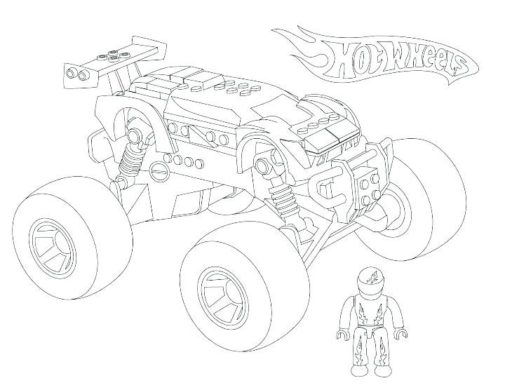 Monster Truck Coloring Pages 720x556 Monster Truck Coloring Pages