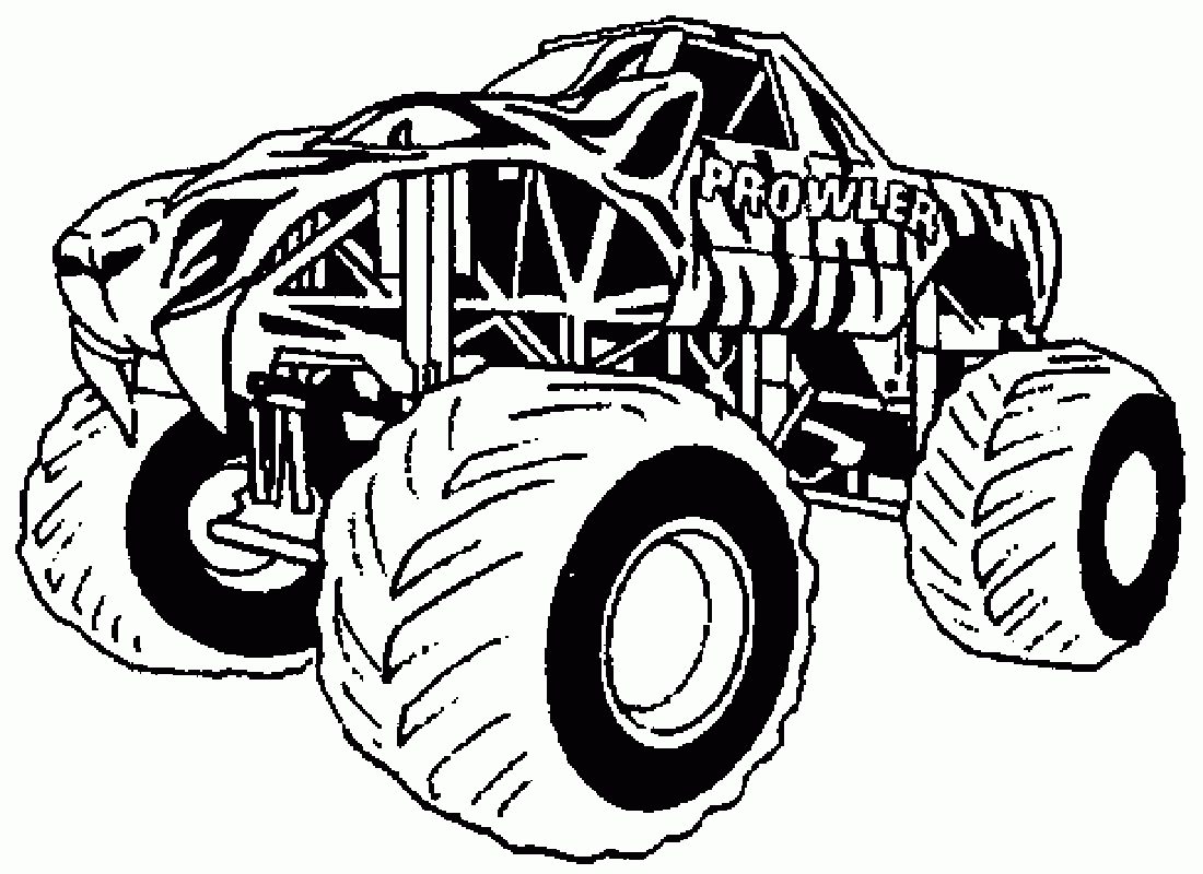Printable Coloring Bigfoot Monster Truck Coloring Pages Free 1100x800 Printable Coloring Bigfoot Monster Truck Coloring Pages Free