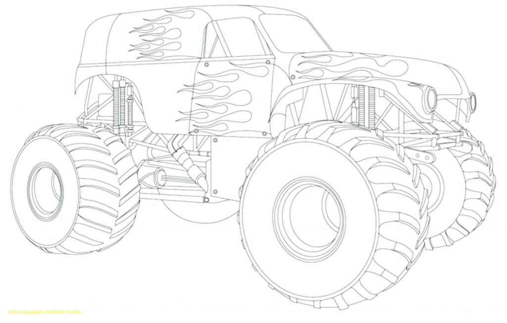 Coloring Pages ~ Monster Truck Coloring Pages Trucks With Drawing 1024x652 Coloring Pages ~ Monster Truck Coloring Pages Trucks With Drawing