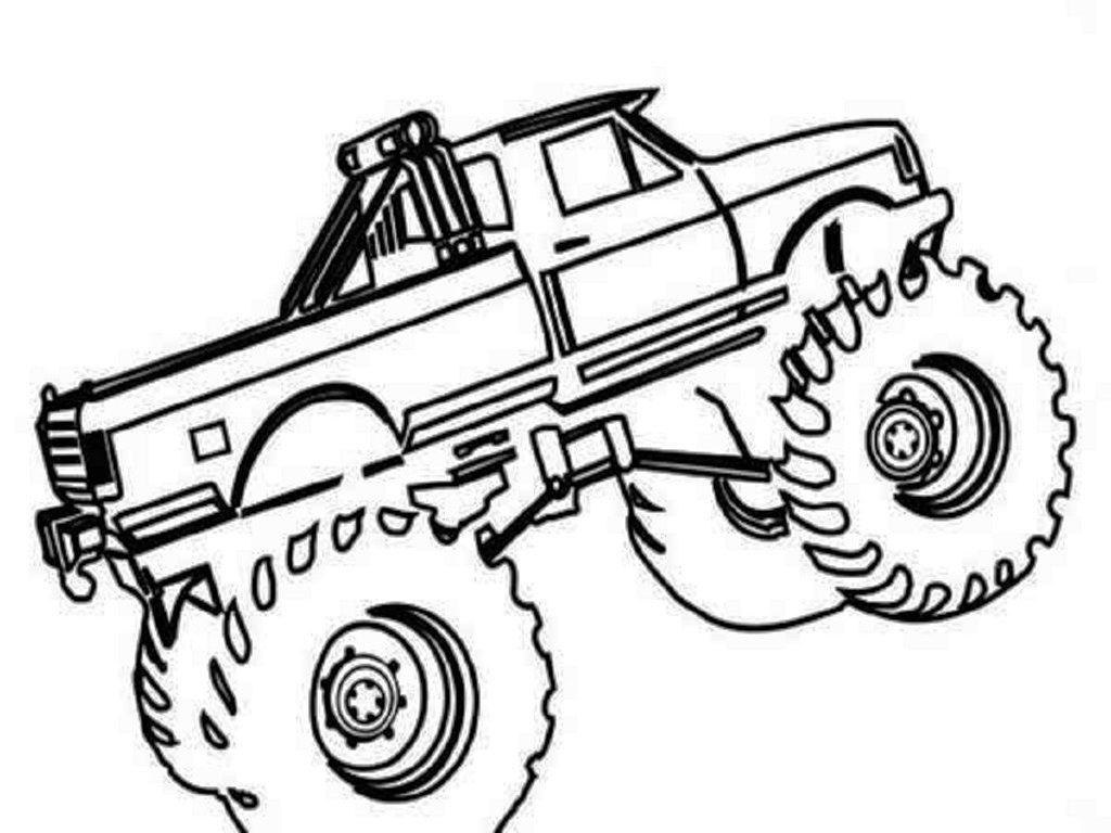 Coloring Pictures Monster Truck Print Color Pages Printable 1024x768 Coloring Pictures Monster Truck Print Color Pages Printable