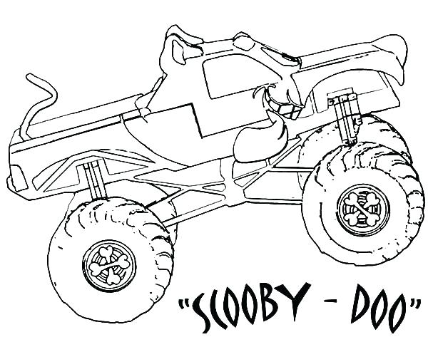 600x480 Monster Jam Coloring Pages Max D Monster Truck Coloring Page