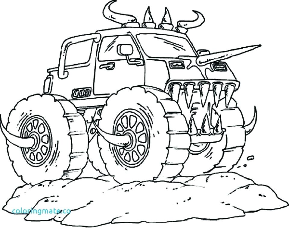 960x756 Ninja Turtle Monster Truck Coloring Pages Together With Monster