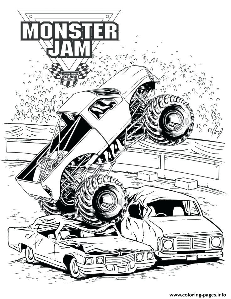 736x952 Monster Trucks Coloring Pages Printable Icontent