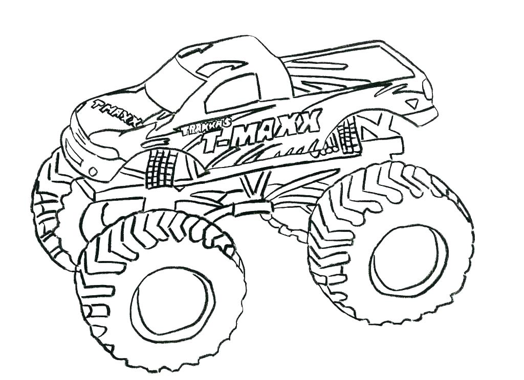 1024x744 Monster Truck Coloring Pages To Print Tow Truck Coloring Pages