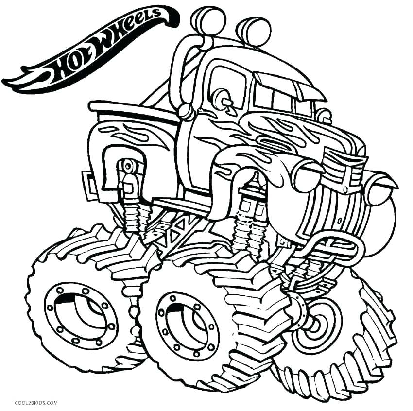 850x846 Printable Monster Truck Coloring Sheets Together With Monster