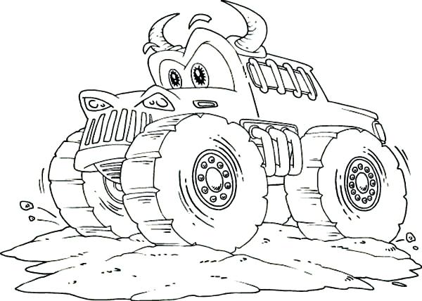 Monster Truck Coloring Pages Grave Digger Metal Page Kids Play 600x428 Monster Truck Coloring Pages Grave Digger Metal Page Kids Play