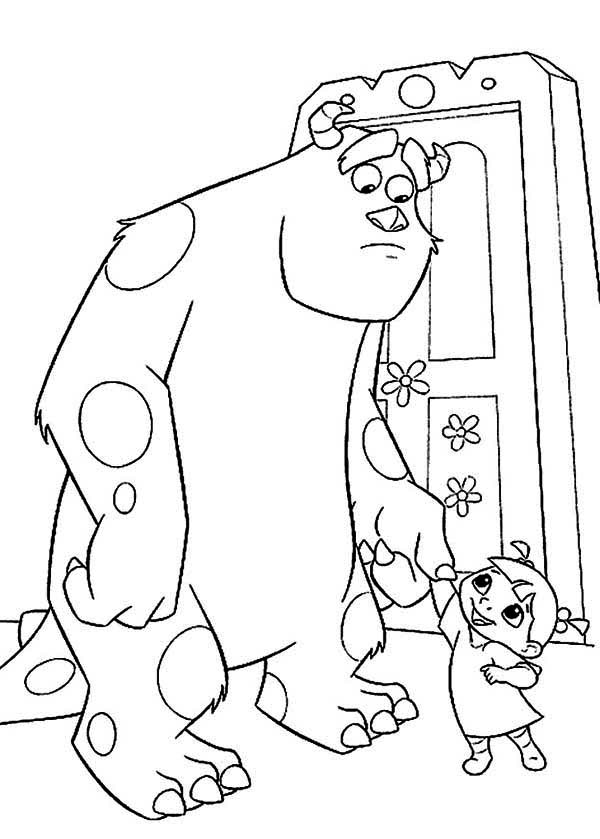 600x839 Monsters Inc Coloring Pages For Kids