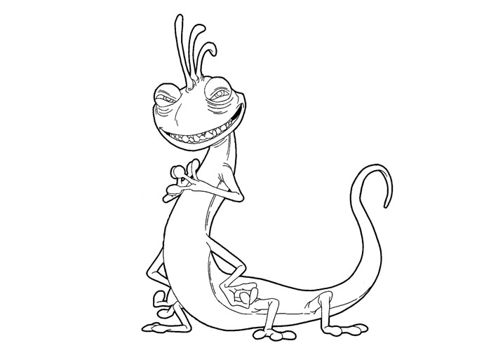 Monsters Inc Characters Coloring Pages at GetColorings.com | Free ...