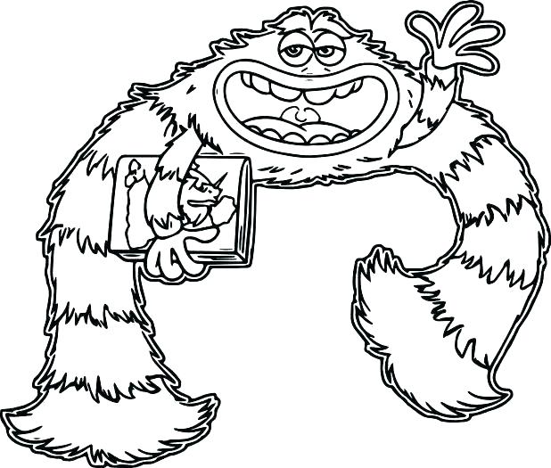 618x525 Boo Monsters Inc Coloring Pages Monsters Inc Coloring Page Boo