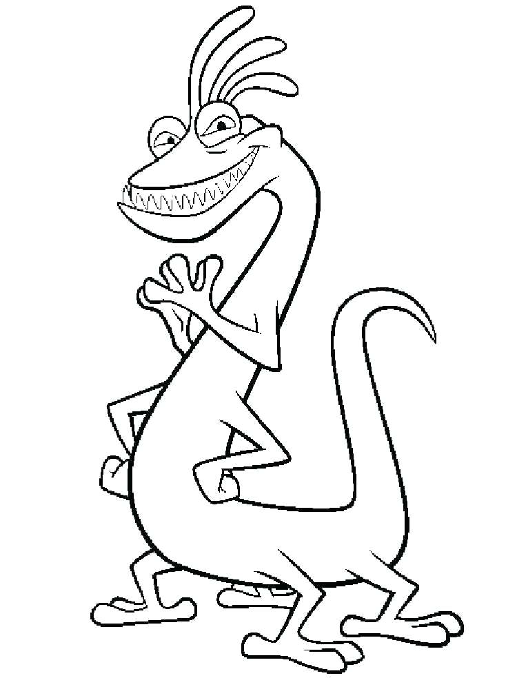 750x1000 Monsters Inc Coloring Pages Monster Inc Coloring Pages Monster Inc