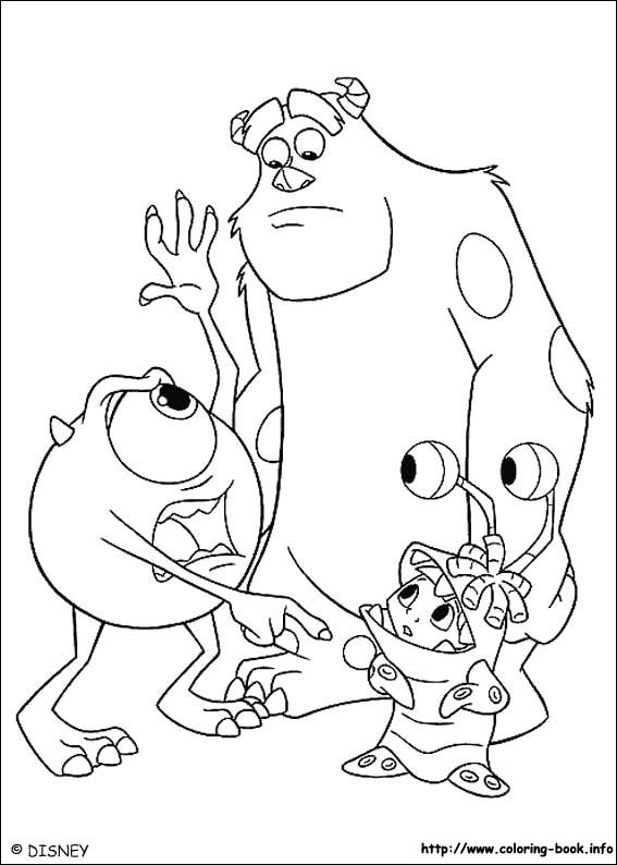 567x794 Color Pages Inc Stunning Monster Inc Coloring Pages 46 For Your
