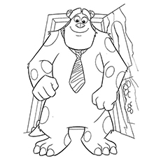 230x230 Top 20 Free Printable Monsters Inc. Coloring Pages Online
