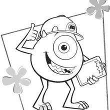 220x220 Mike Wazowski And Sulley Coloring Pages