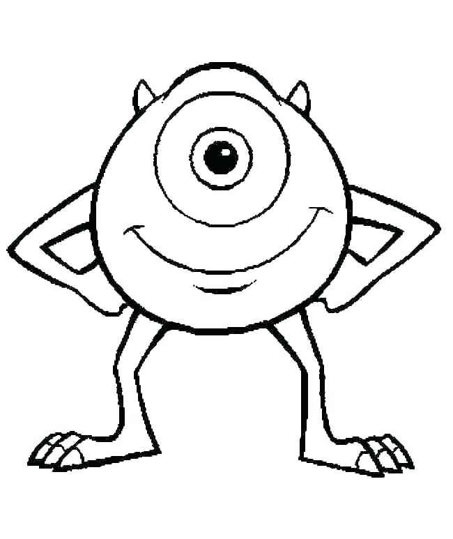 650x773 Monster Inc Coloring Pages Boo And Mike Coloring Page Coloring