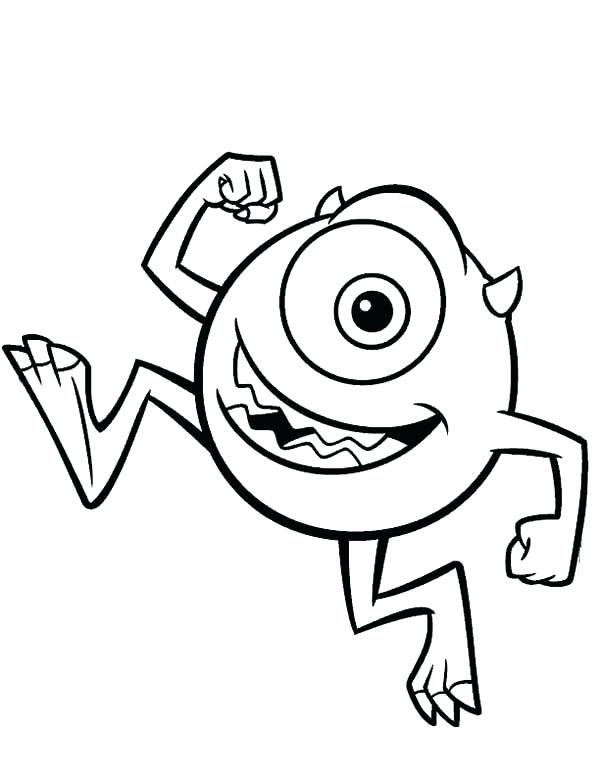 Monsters Inc Coloring Pages Mike at GetColorings.com | Free printable ...